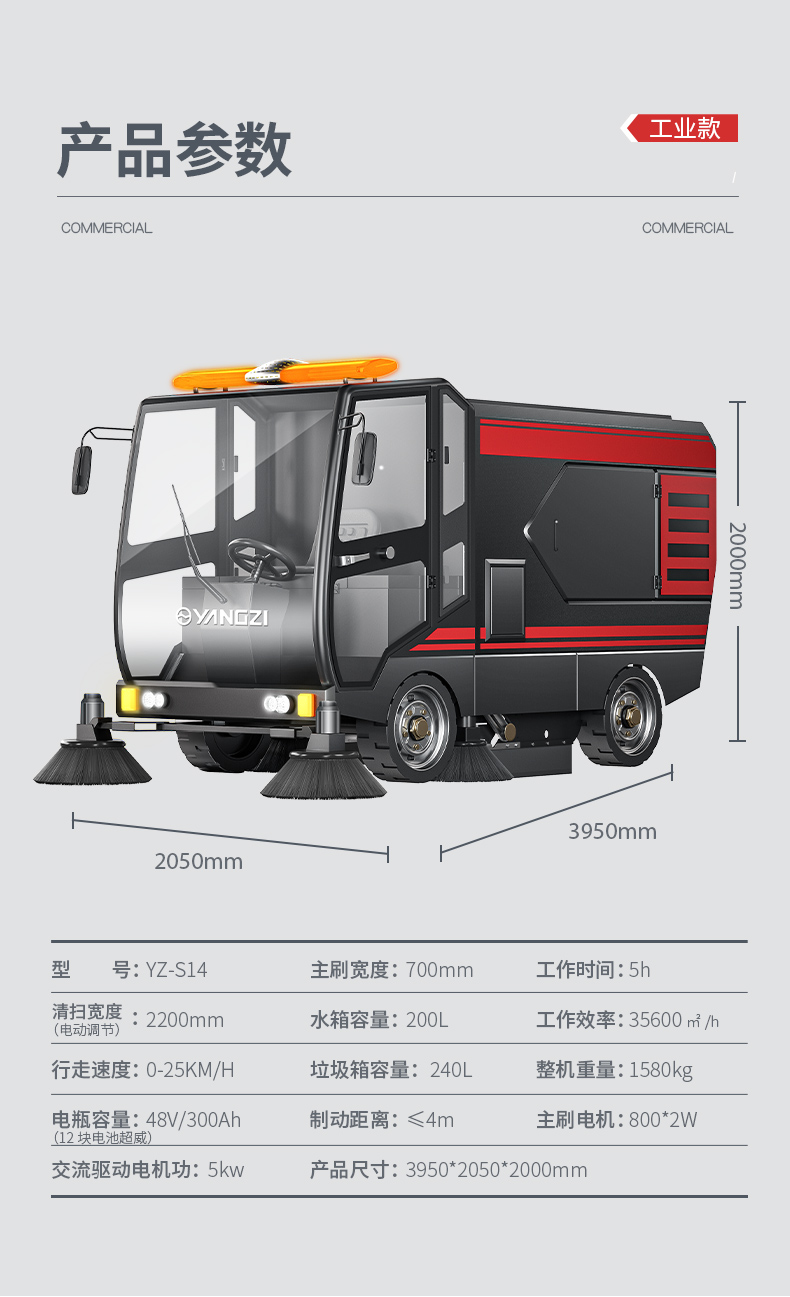 揚子S14電動掃地車(圖17) 揚子S14電動掃地車(圖17)