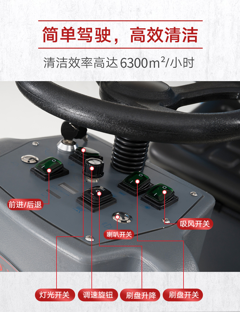 揚子X8駕駛式洗地機(圖10) 揚子X8駕駛式洗地機(圖10)